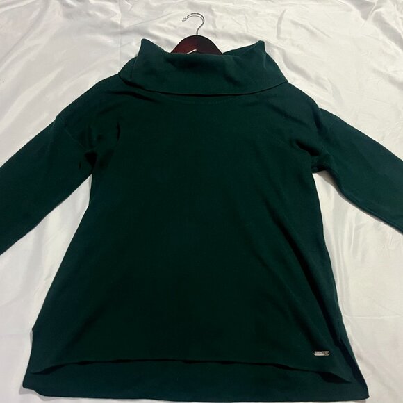 Green Calvin Kline Turtleneck Sweater - Picture 6 of 6